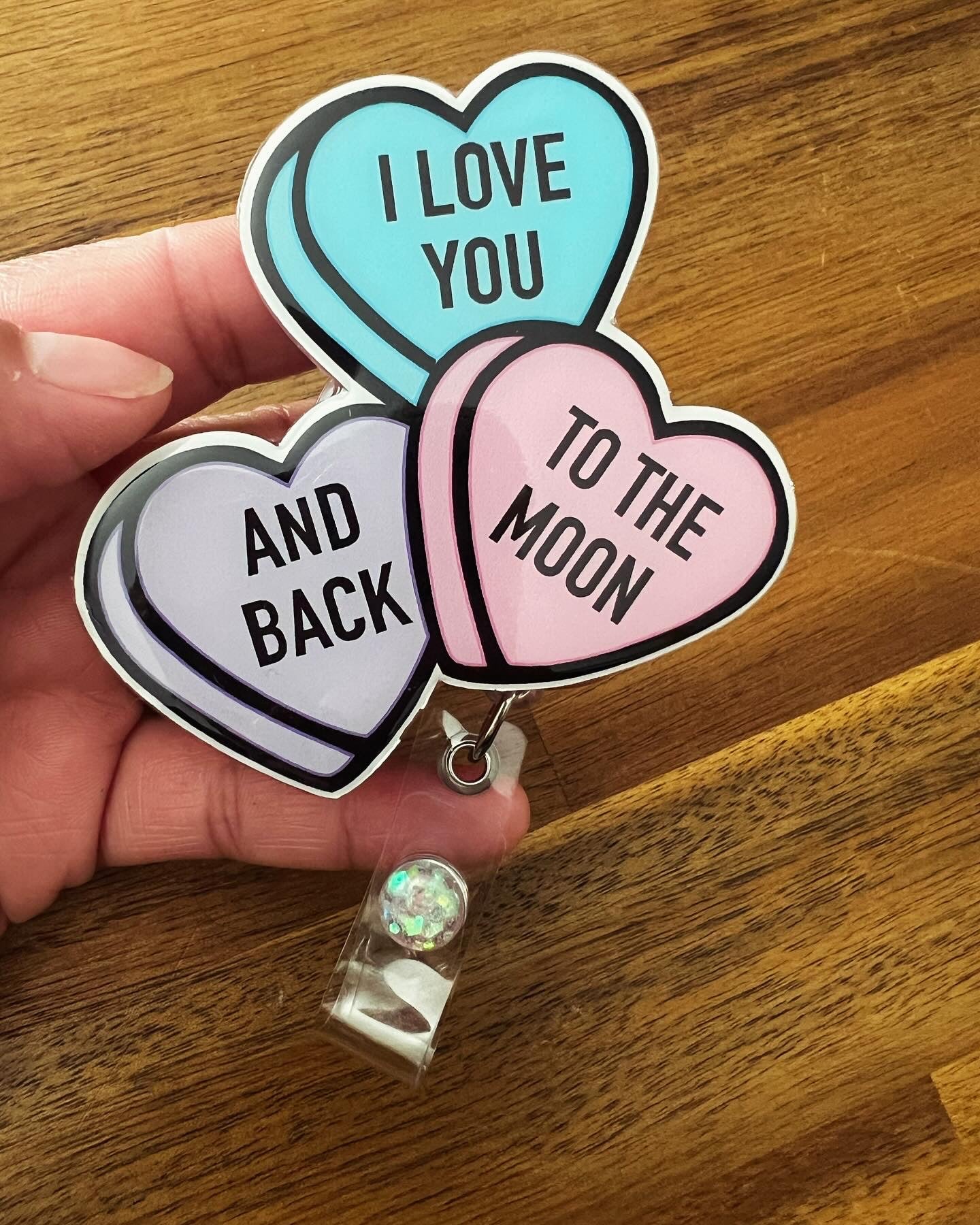 Conversation hearts Badge Reel