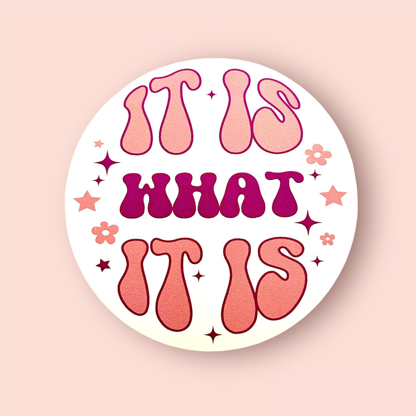 It is what it is Sticker Decorative Sticker