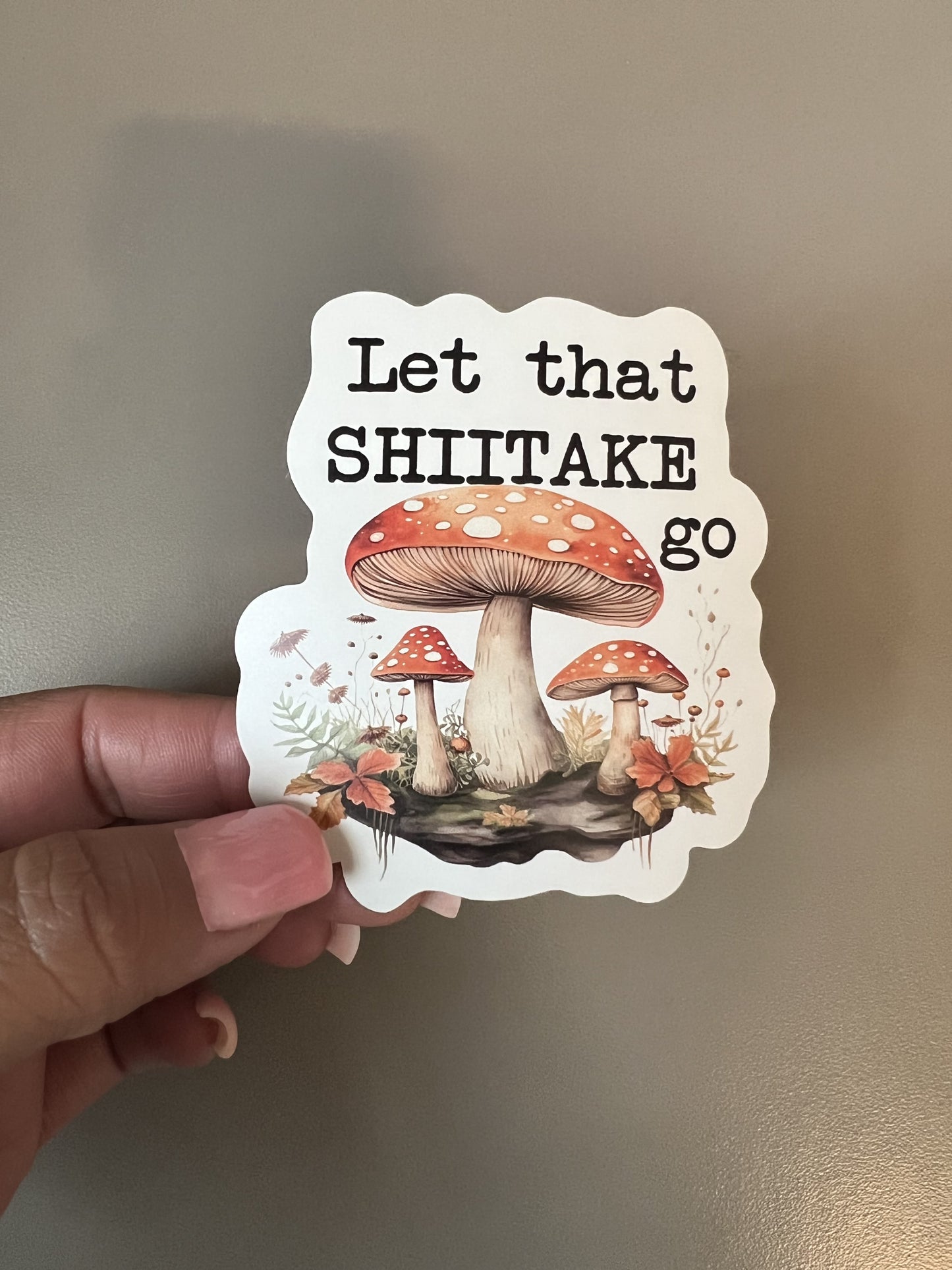 Shittake Sticker Decorative Sticker