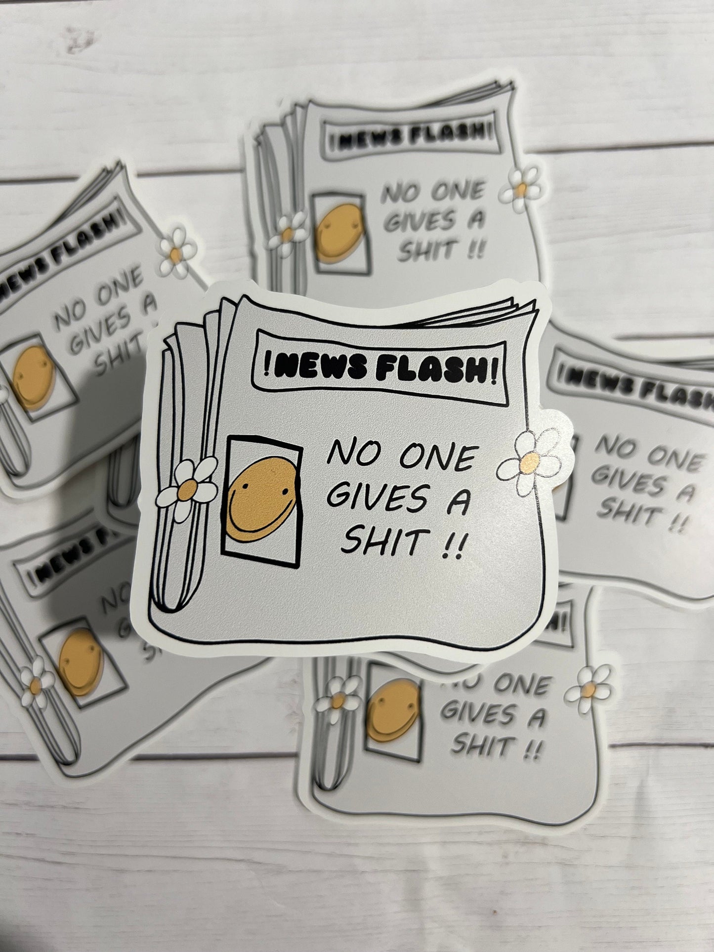 News flash Sticker