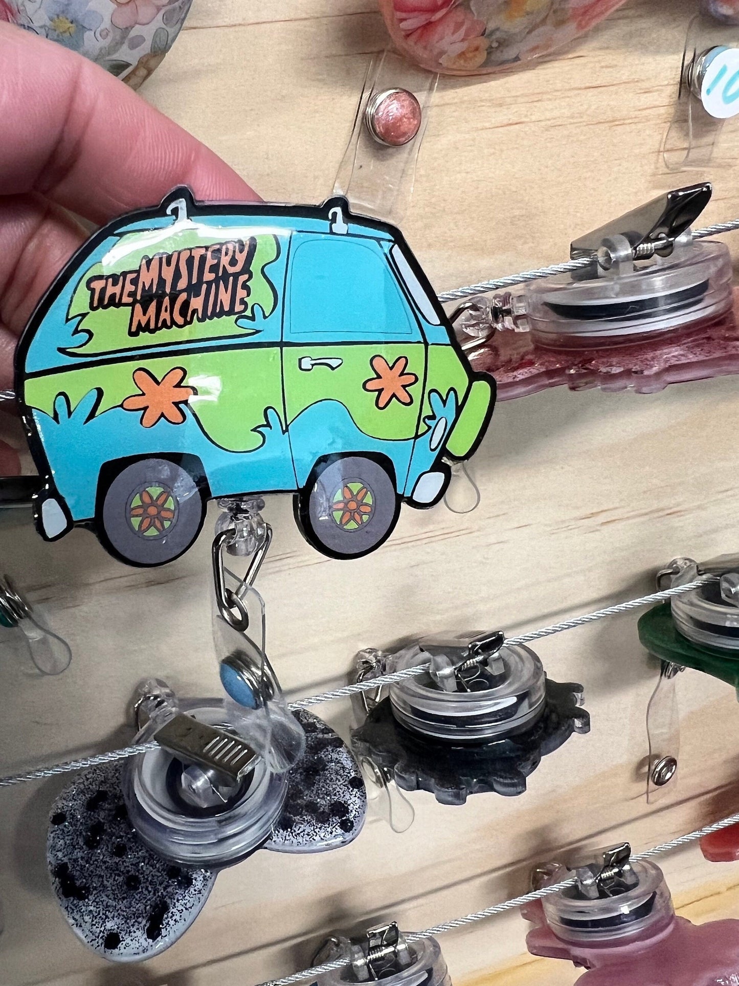 MYSTERY VAN Badge Handmade Acrylic Epoxy Badge