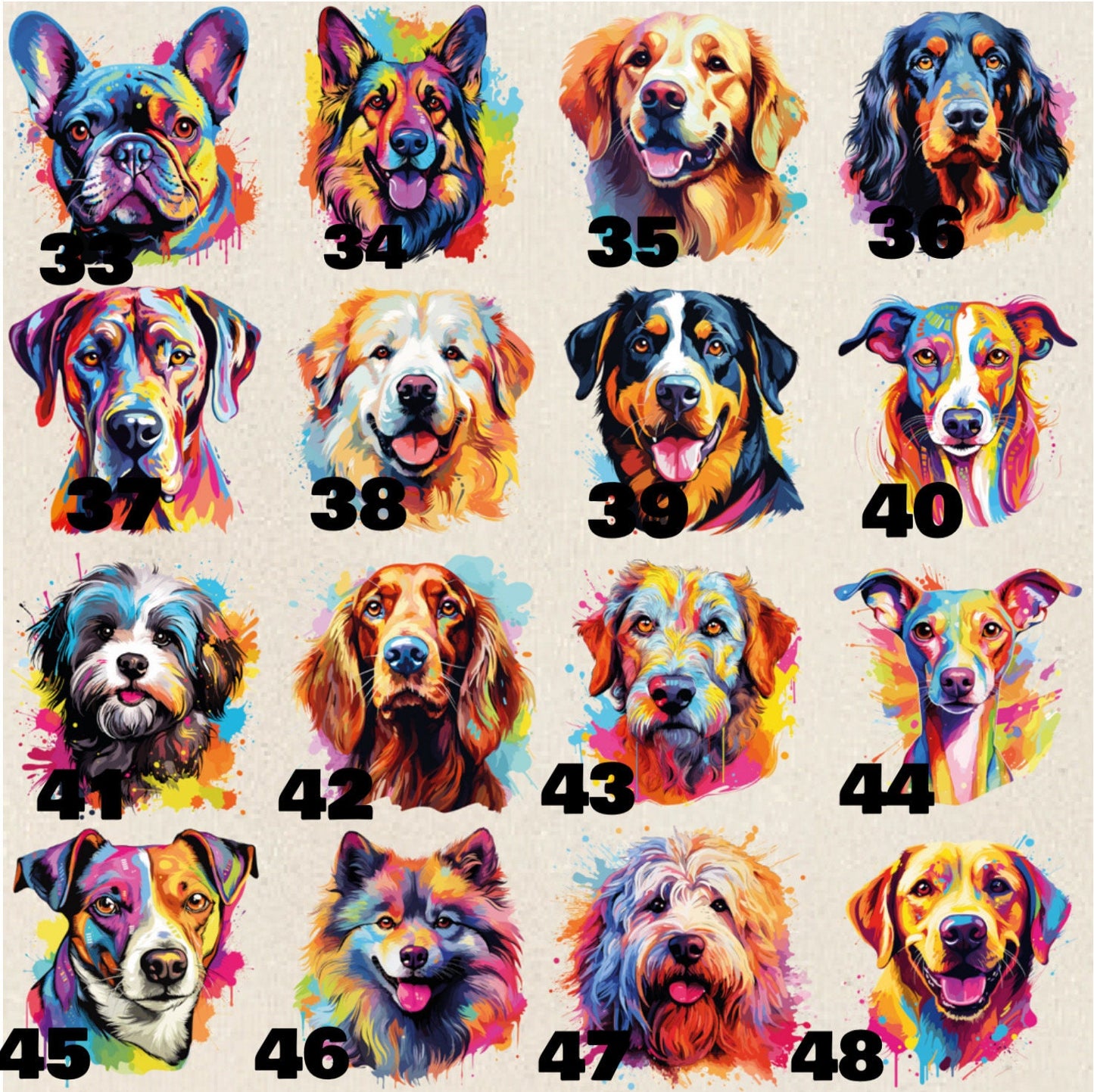 Colorful Pup Badge Reell Badge Handmade Acrylic Epoxy Badge