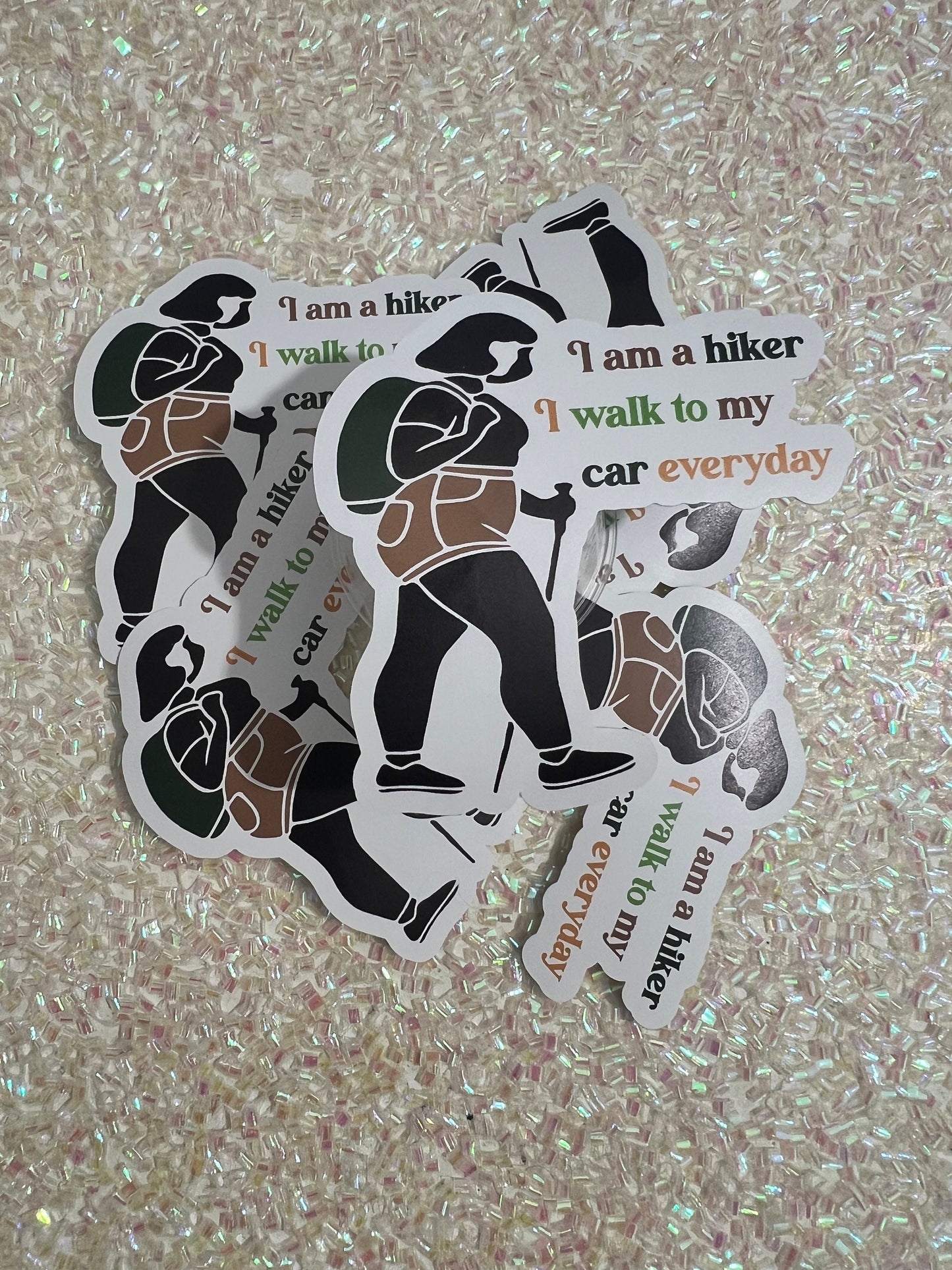 I am a hiker Sticker