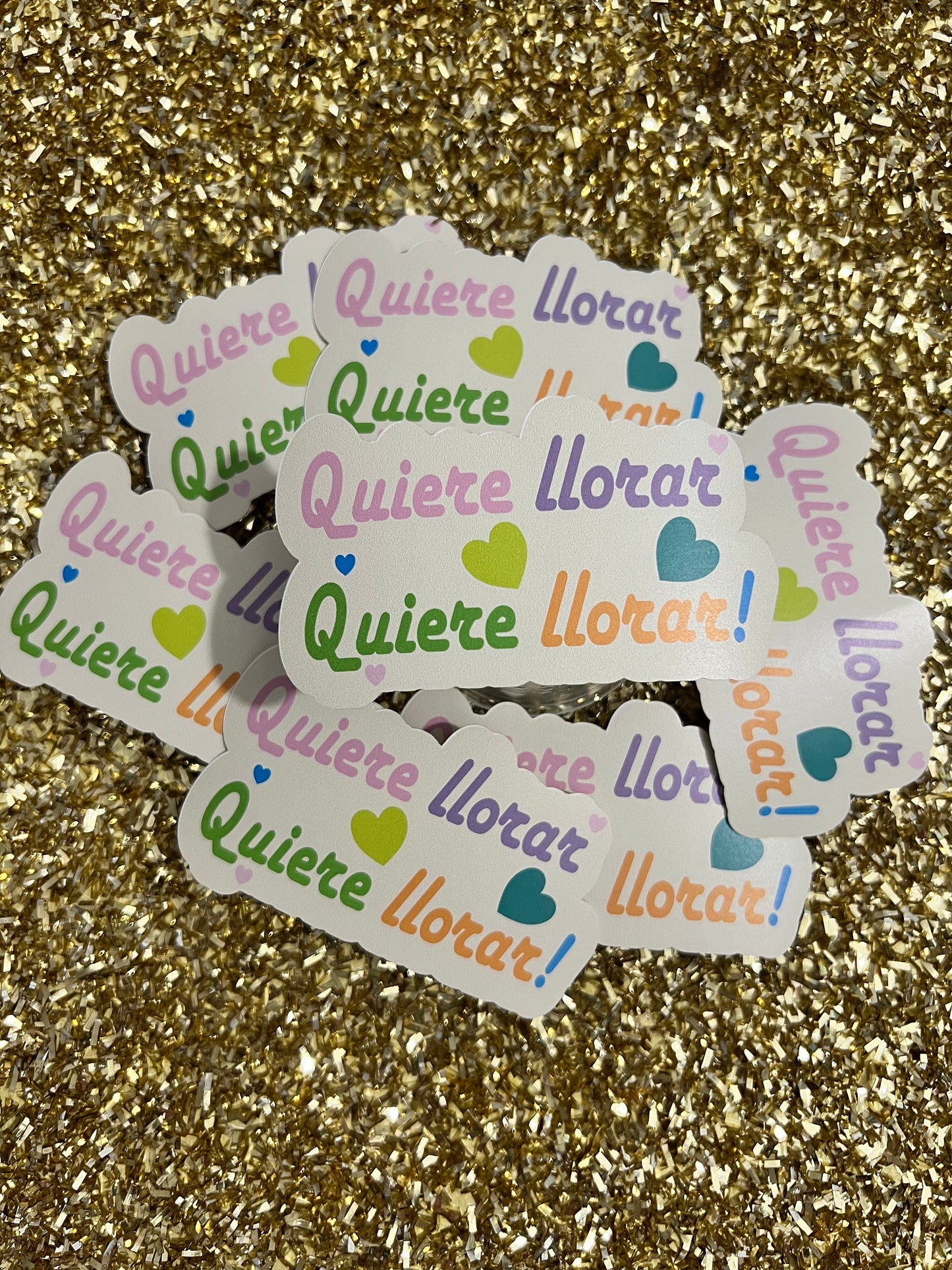 Quiere llorar Sticker