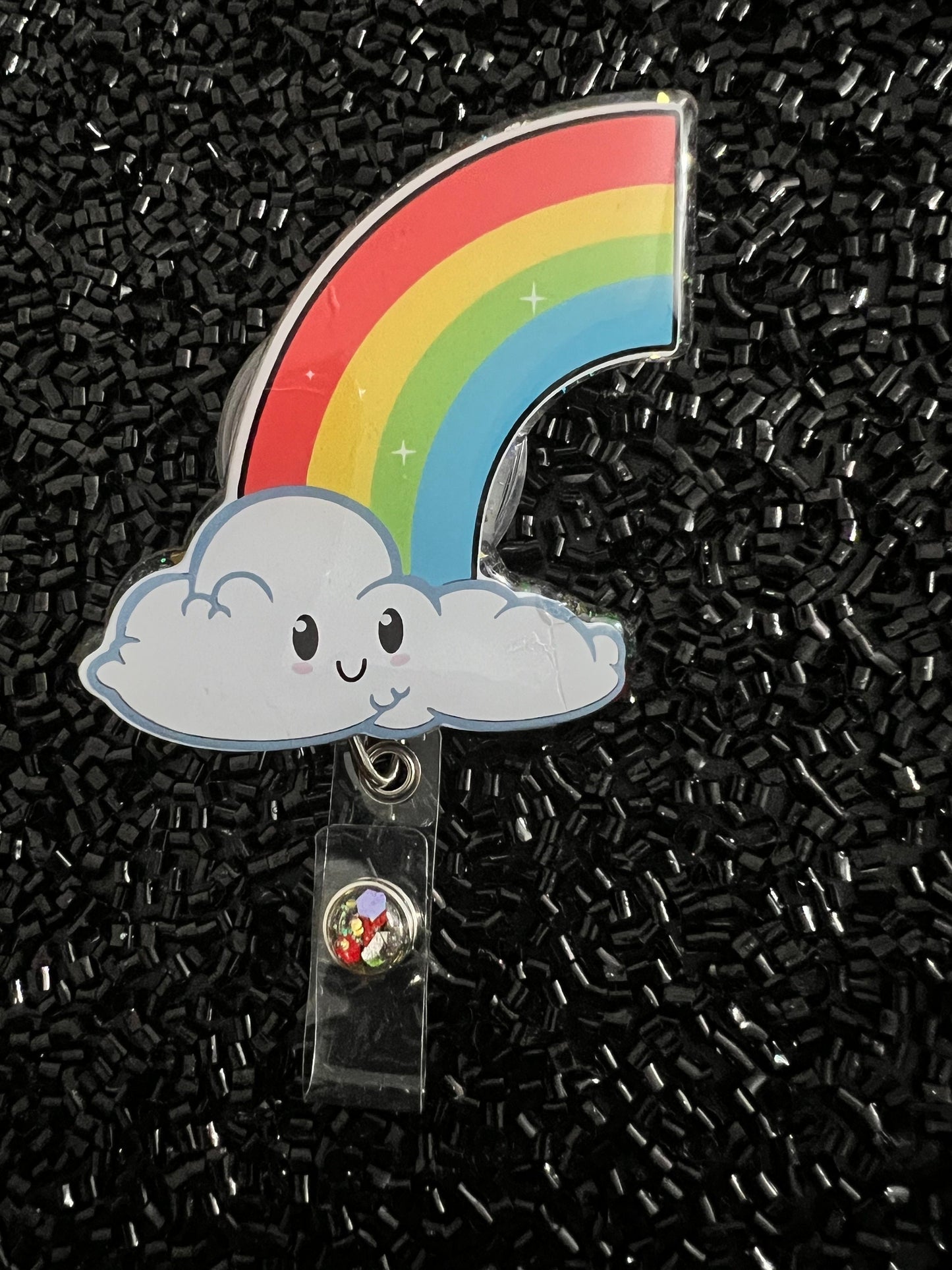 Cute rainbow Badge Acrylic Epoxy Badge