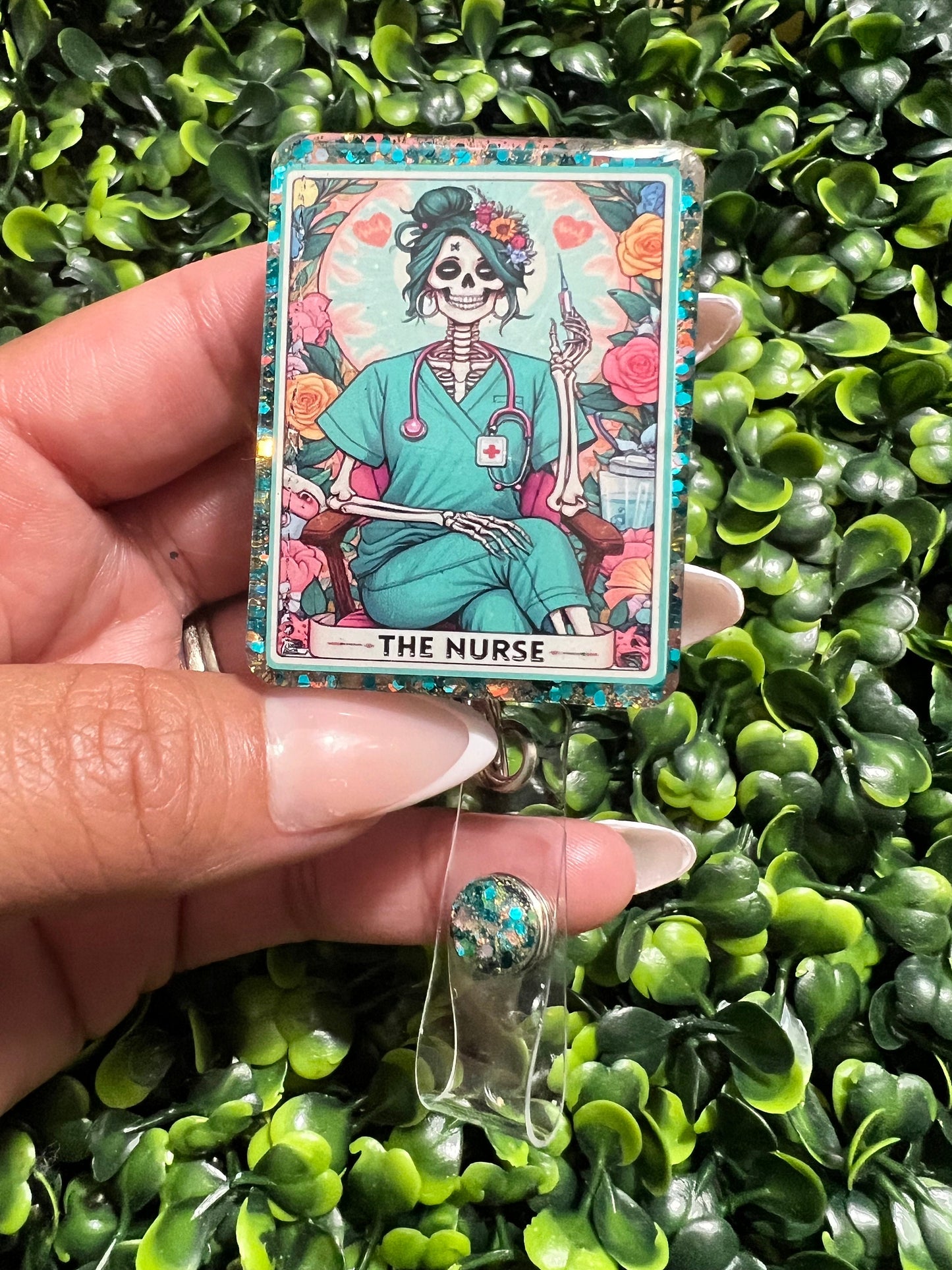 The nurse tarot Badge Acrylic Epoxy Badge