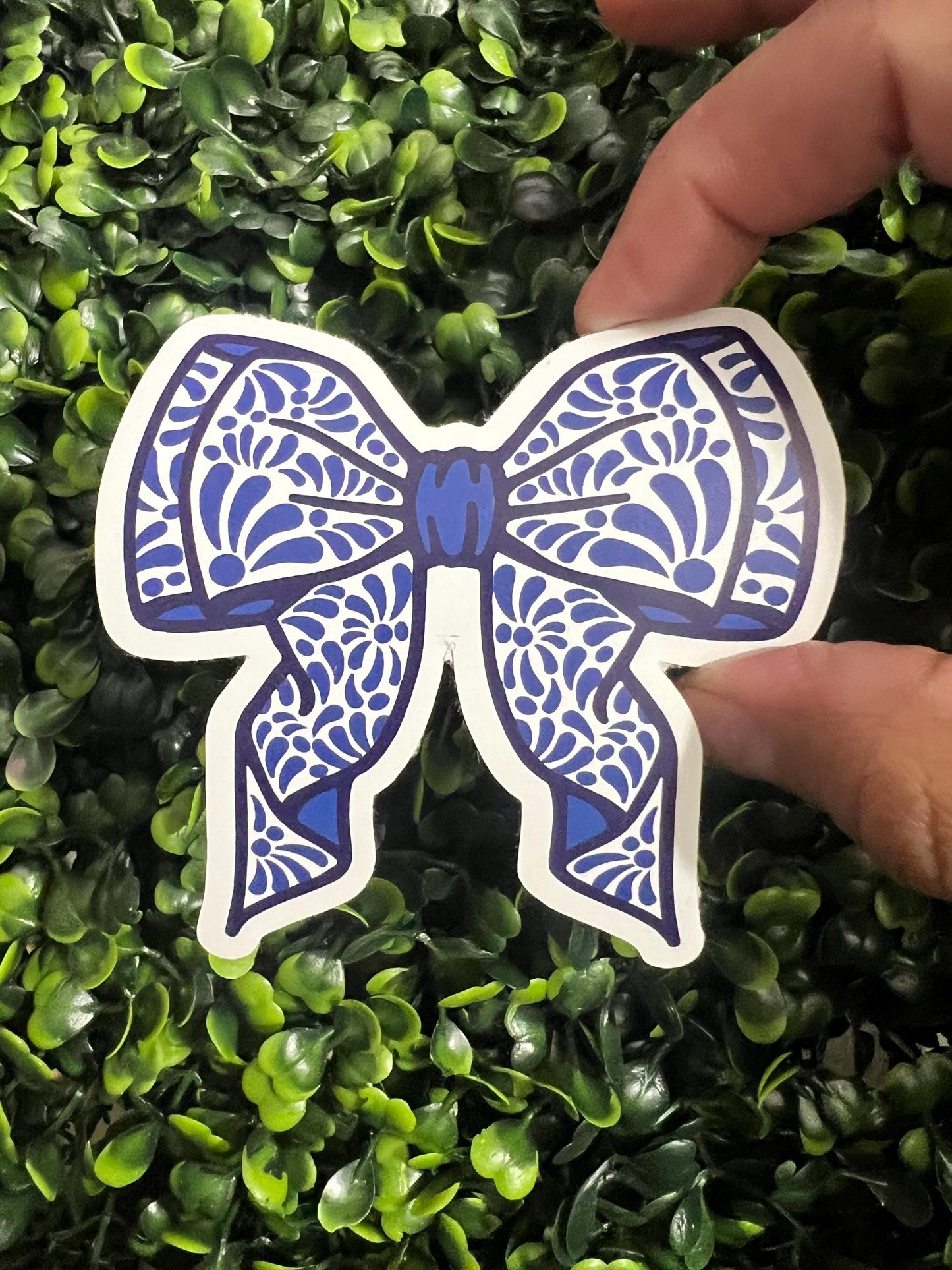 Coquete Talavera bow Sticker Decorative Sticker