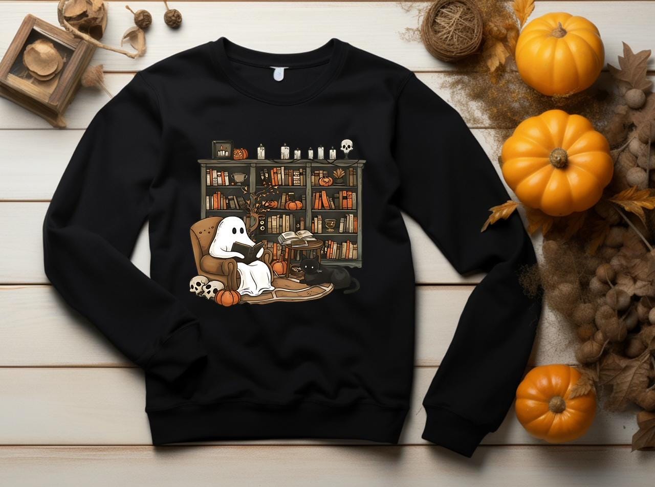 Book lover ghost Sweatshirt