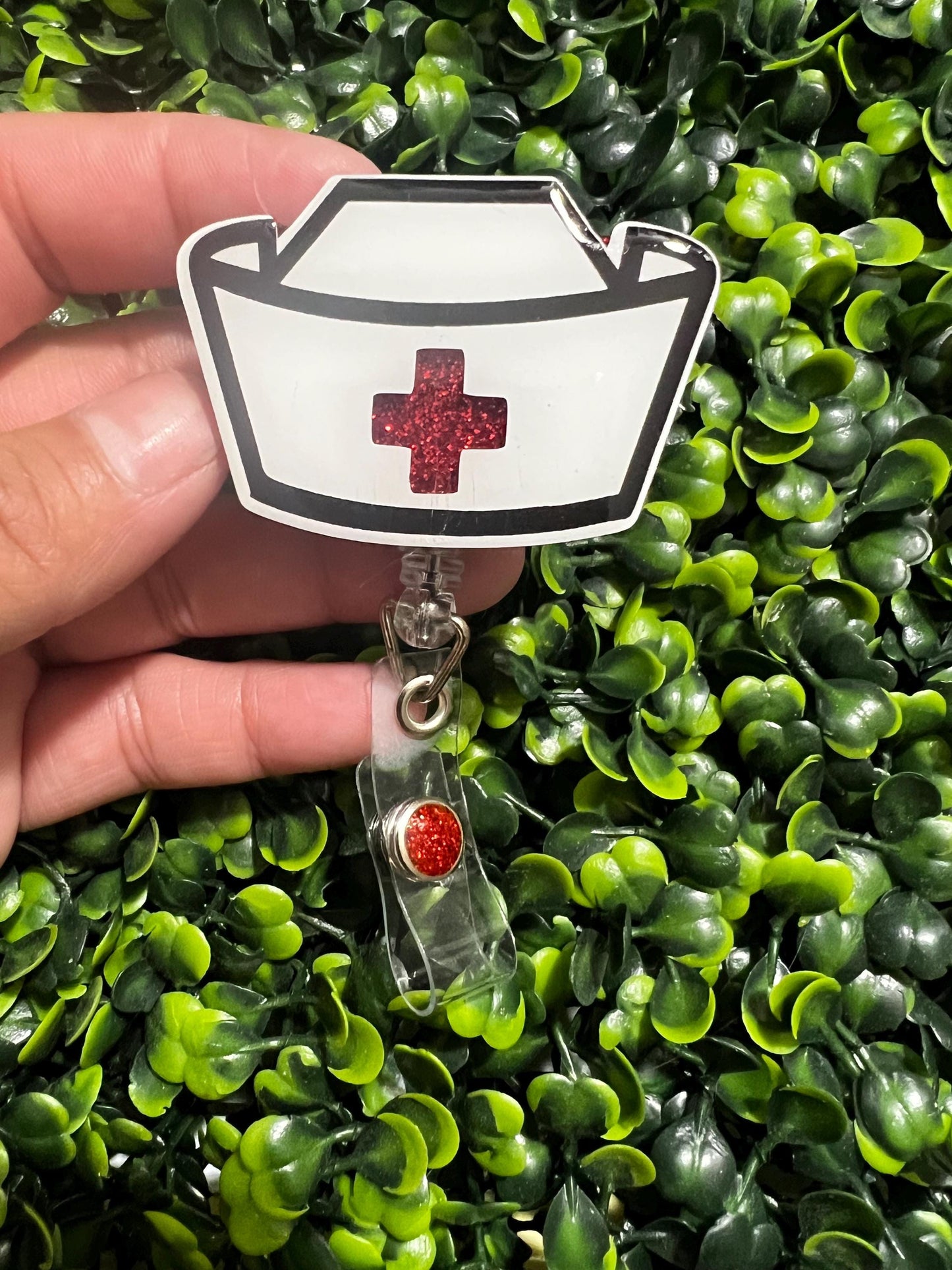 Nurse hat Badge Handmade Acrylic Epoxy Badge