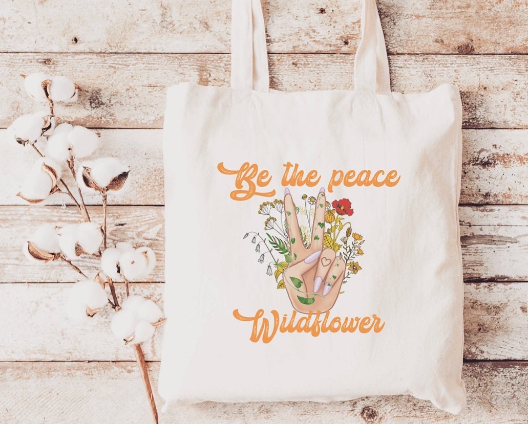 Be the peace Tote Bag
