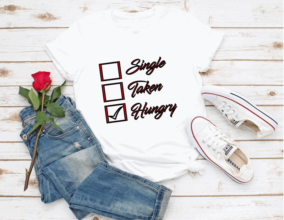 Hungry Check Box T-shirt