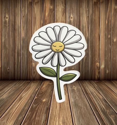 Daisy Sticker Decorative Sticker