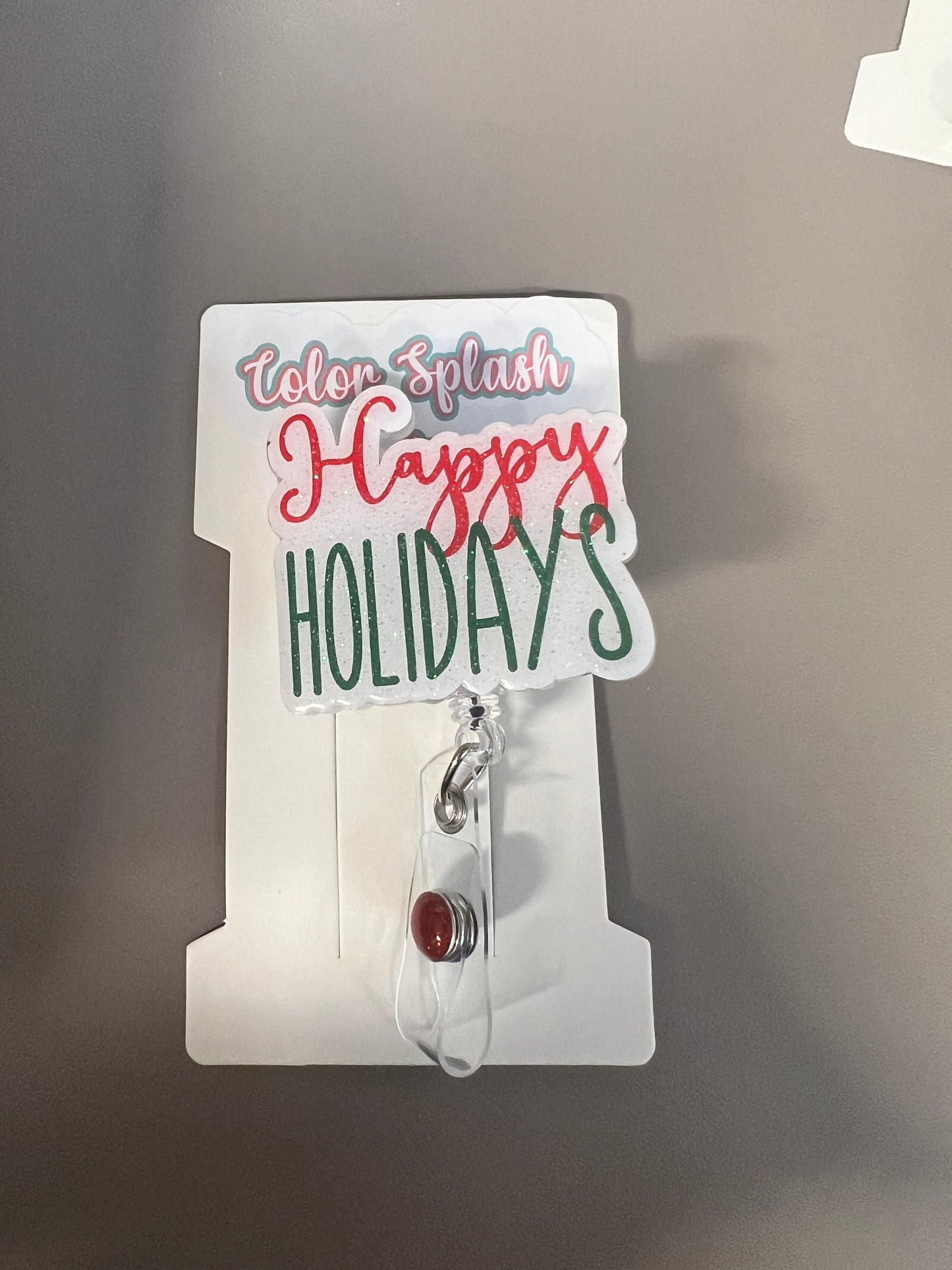 Happy Holidays Badge Reel