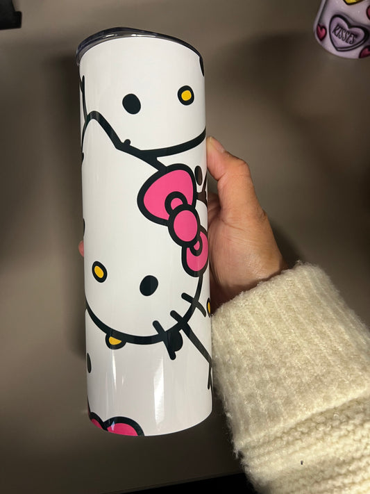 Pink Cat Tumbler