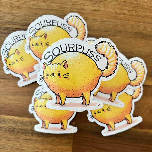 Sourpuss Sticker Decorative Sticker