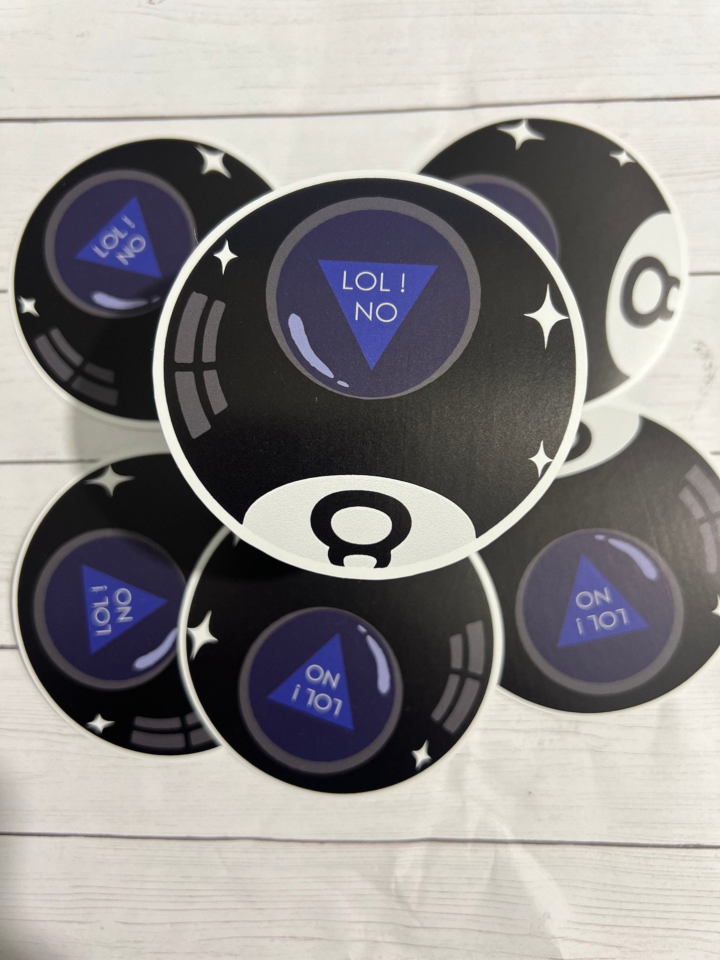 Magic eight ball Sticker