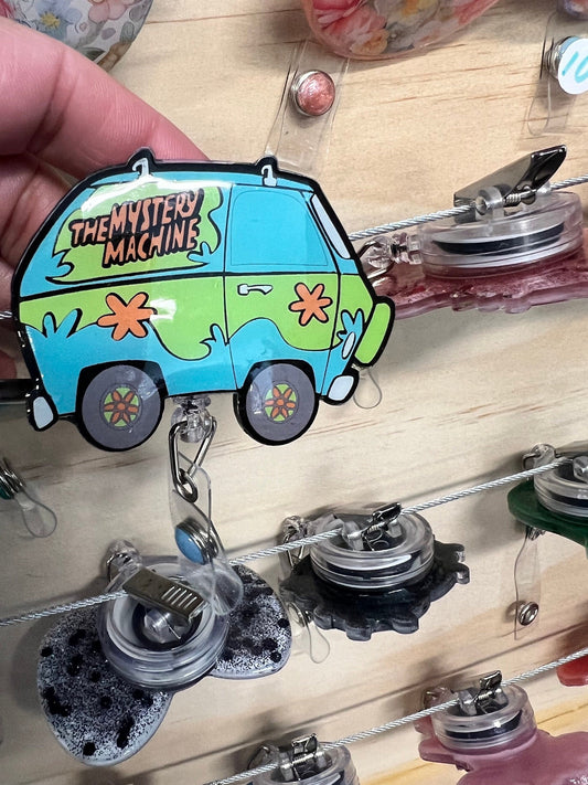 MYSTERY VAN Badge Handmade Acrylic Epoxy Badge