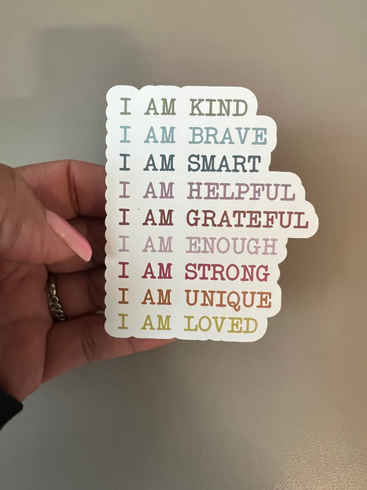 I AM Sticker