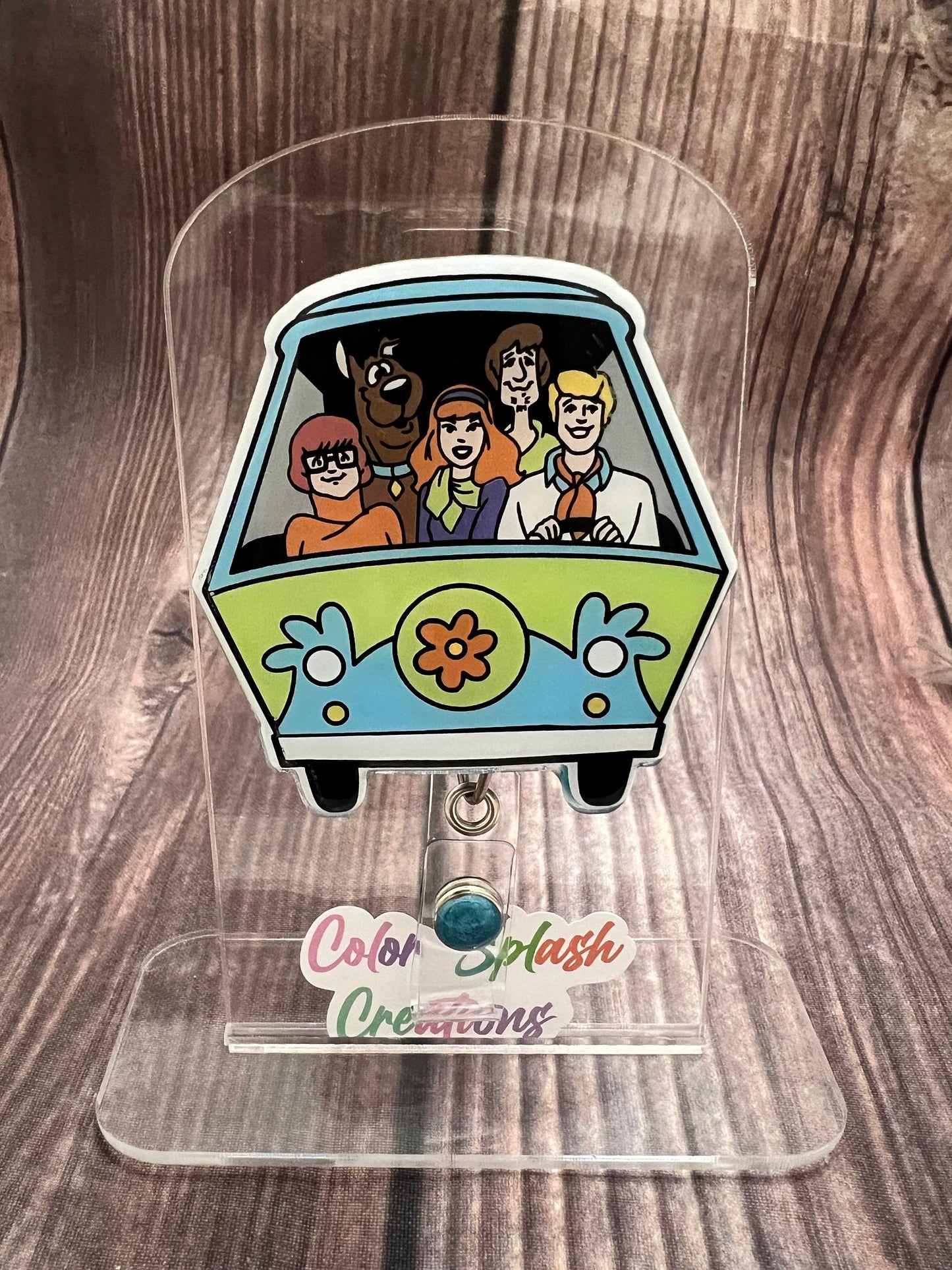 Mystery van gang Badge Handmade Acrylic Epoxy Badge