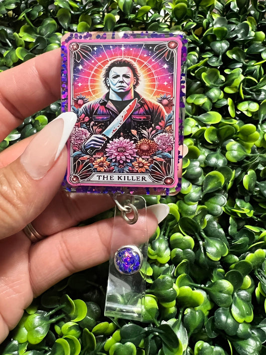 The killer Badge Handmade Acrylic Epoxy Badge
