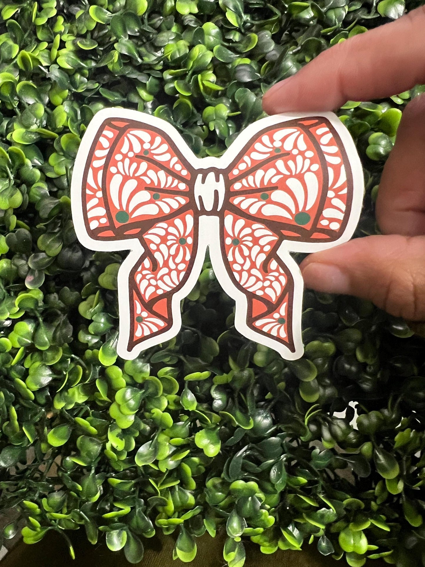 Coquete Talavera bow Sticker Decorative Sticker