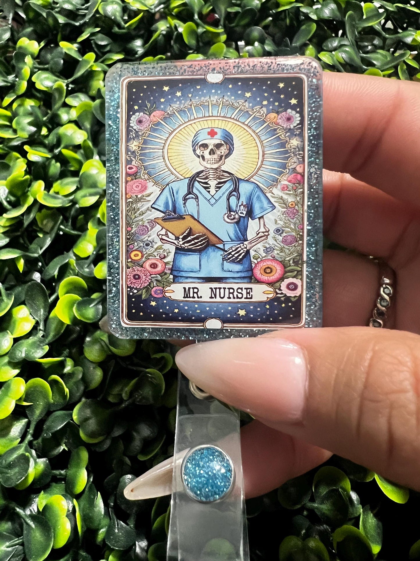 The male nurse tarot Badge Handmade Acrylic Epoxy Badge