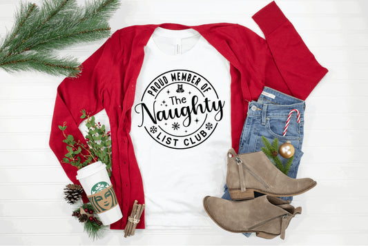 Naughty list tee