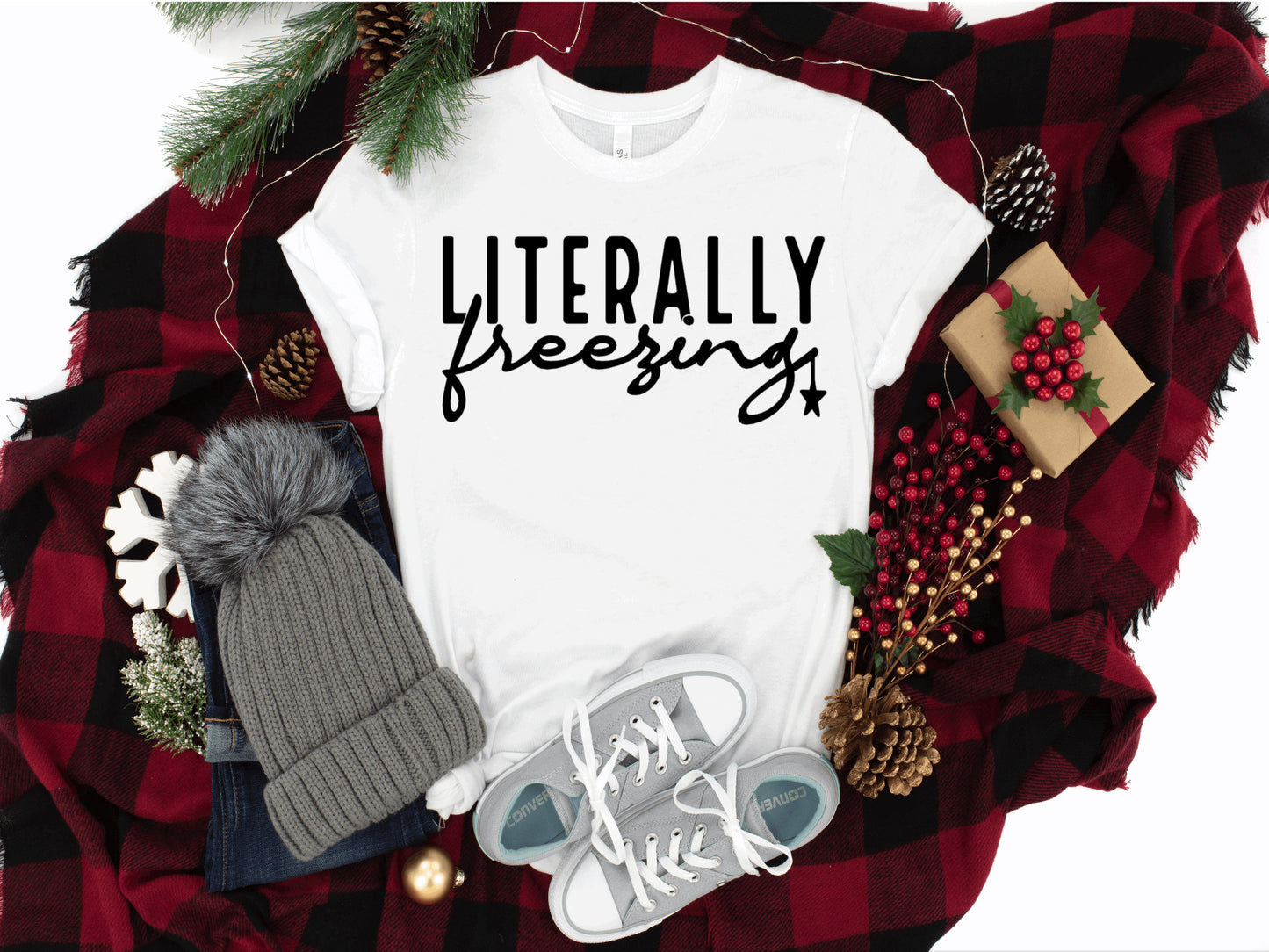 Literally freezing T-shirt